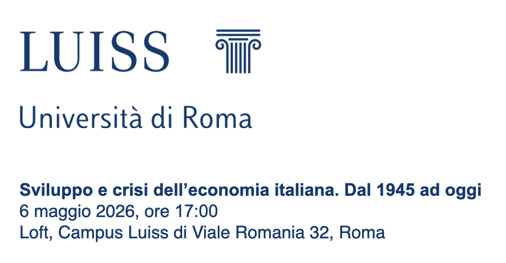 Sviluppo e crisi dell'economia italiana. Dal 1945 ad oggi